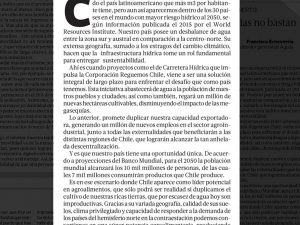 Columna de Francisco Echeverría: Las lluvias no bastan